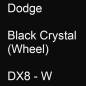 Preview: Dodge, Black Crystal (Wheel), DX8 - W.